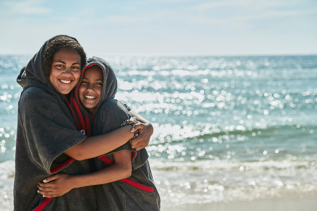 Red Original LUXERY TOWELLING CHANGE ROBE Unisex