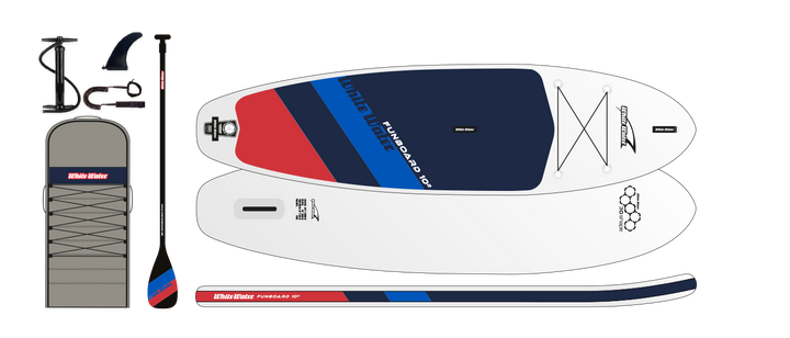 White Water Funboard SET 10´2" deepwater