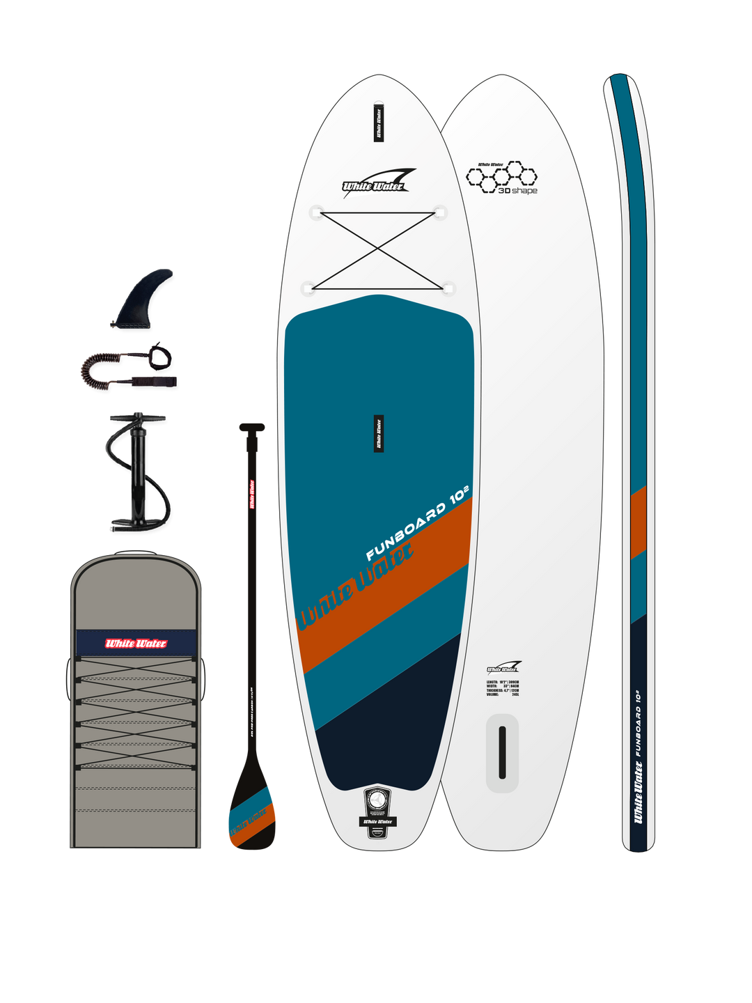 White Water Funboard SET 10´2" oceanpatrol