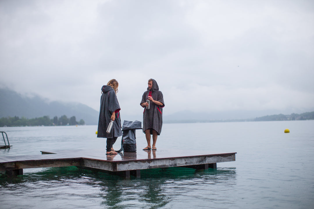 Red Original LUXERY TOWELLING CHANGE ROBE Unisex