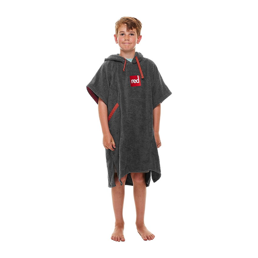 Red Original LUXERY TOWELLING CHANGE ROBE Kids