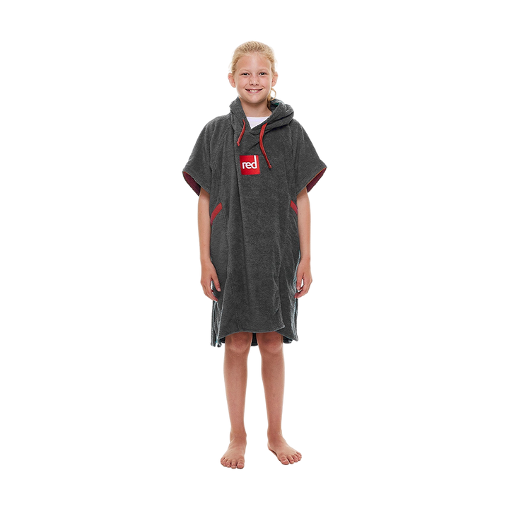 Red Original LUXERY TOWELLING CHANGE ROBE Kids