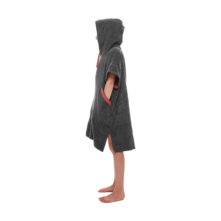 Red Original LUXERY TOWELLING CHANGE ROBE Kids