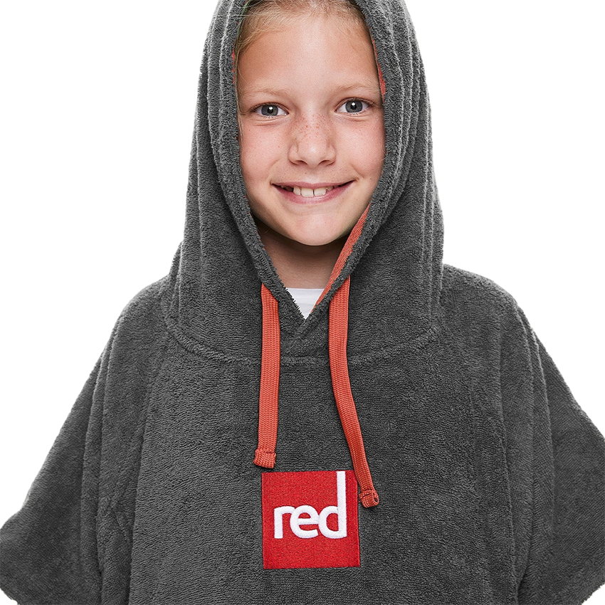 Red Original LUXERY TOWELLING CHANGE ROBE Kids