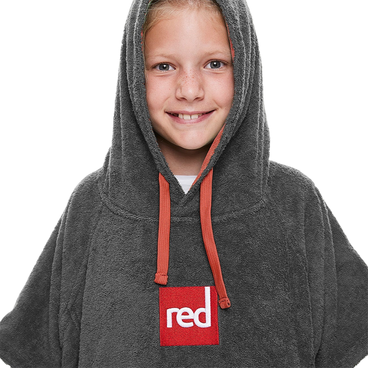 Red Original LUXERY TOWELLING CHANGE ROBE Kids