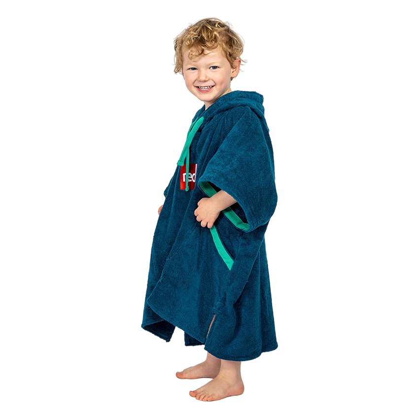 Red Original LUXERY TOWELLING CHANGE ROBE Kids
