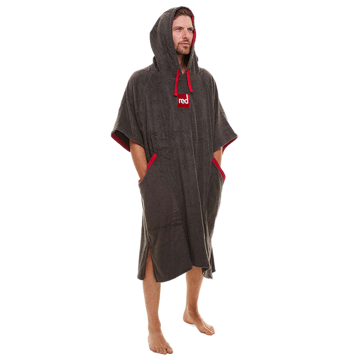 Red Original LUXERY TOWELLING CHANGE ROBE Unisex