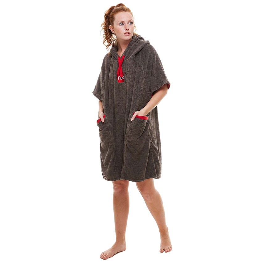 Red Original LUXERY TOWELLING CHANGE ROBE Unisex