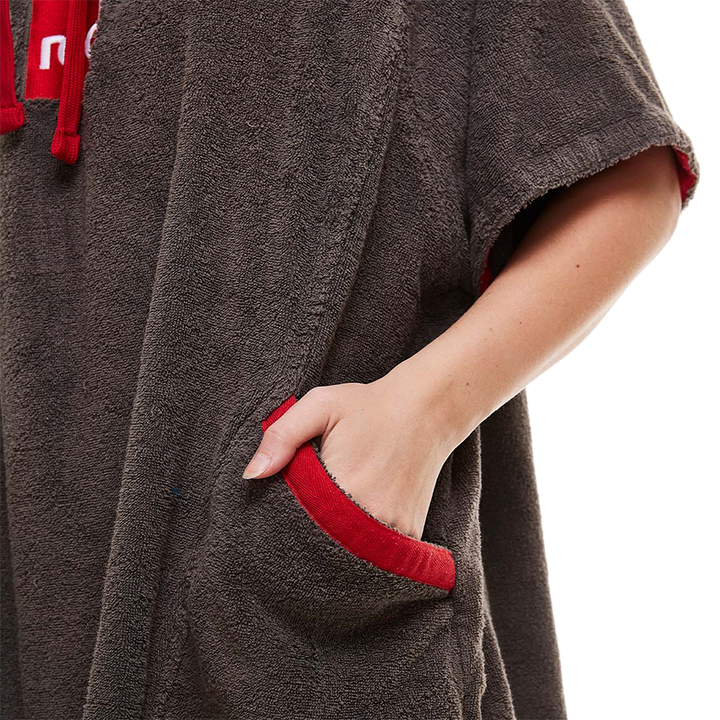 Red Original LUXERY TOWELLING CHANGE ROBE Unisex