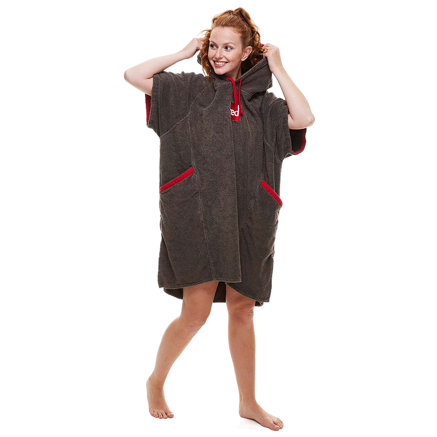 Red Original LUXERY TOWELLING CHANGE ROBE Unisex