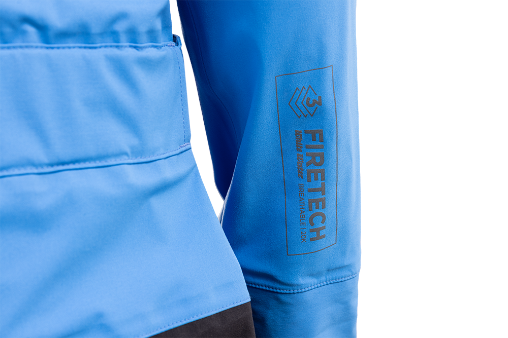 White Water WMS 3L FIRETECH 20K Dryoverall - Trockenanzug - Oceanblue/Black - Unisex/Herren