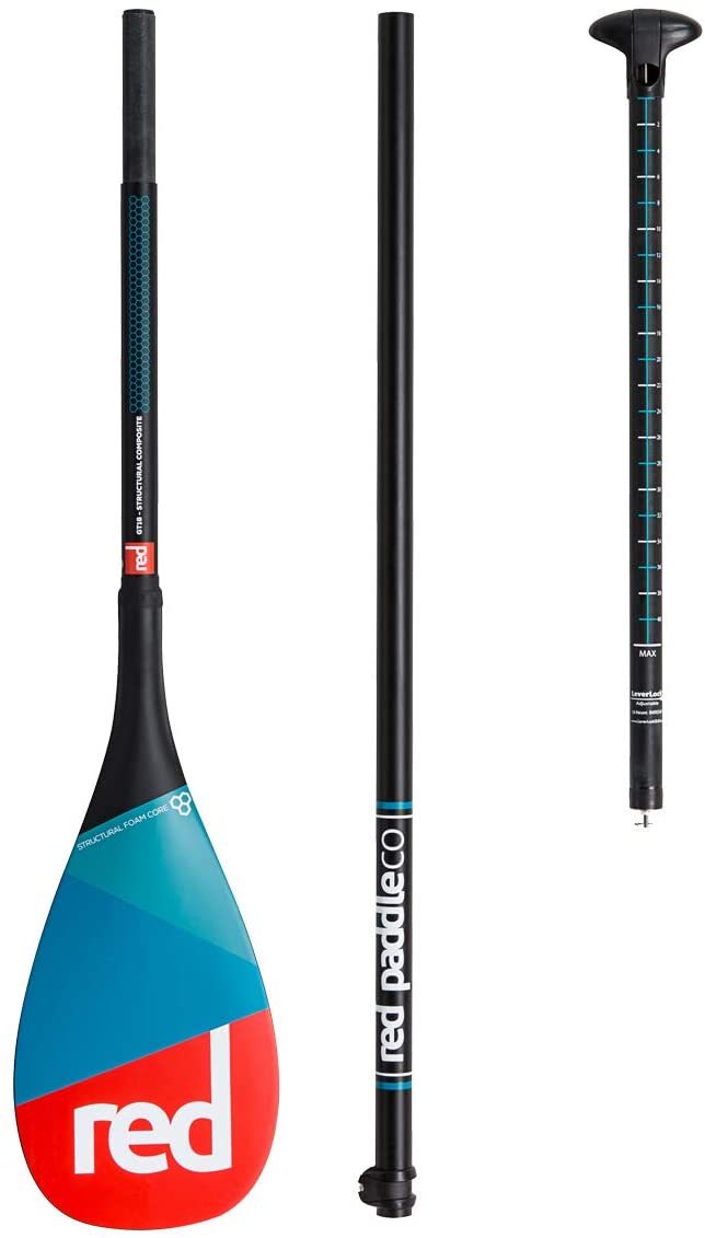 2018 Red Paddle Co Glass-Glass Vario Travel 3pc Paddle Leverlock