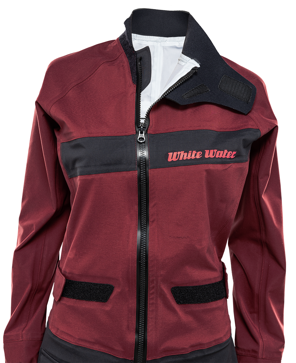 White Water WMS 3L FIRETECH 20K Dryoverall - Trockenanzug - Auberge/Black - speziell für Damen