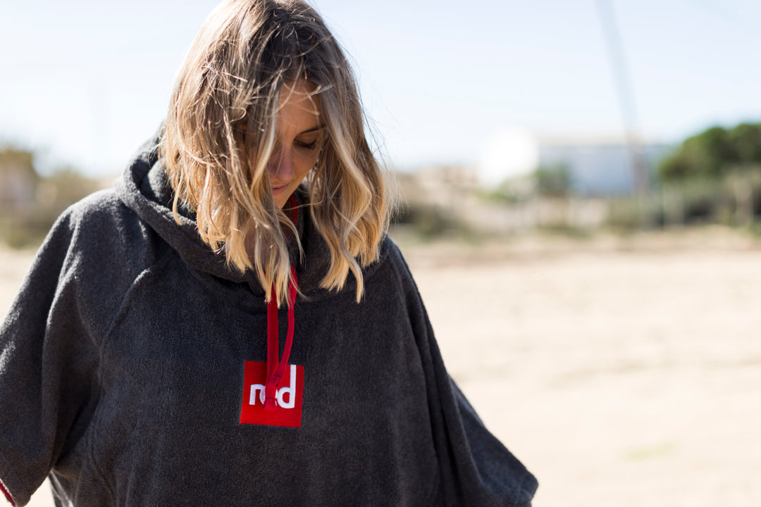 Red Original LUXERY TOWELLING CHANGE ROBE Unisex