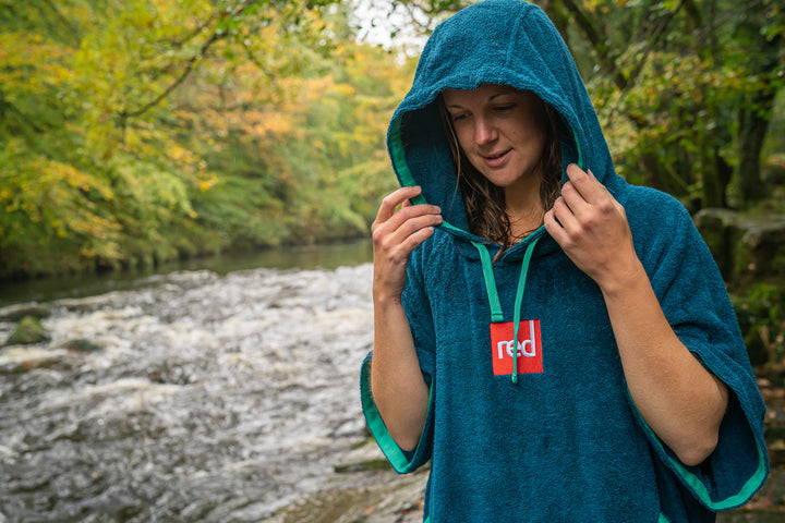 Red Original LUXERY TOWELLING CHANGE ROBE Unisex