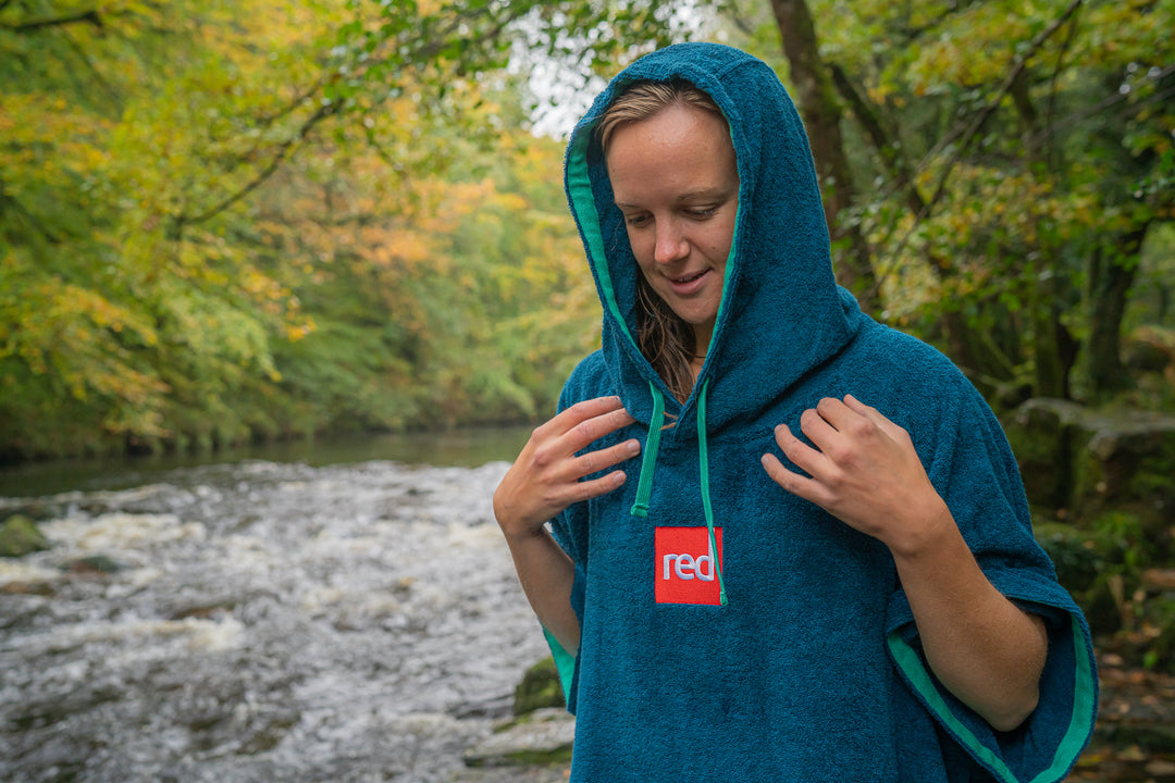 Red Original LUXERY TOWELLING CHANGE ROBE Unisex