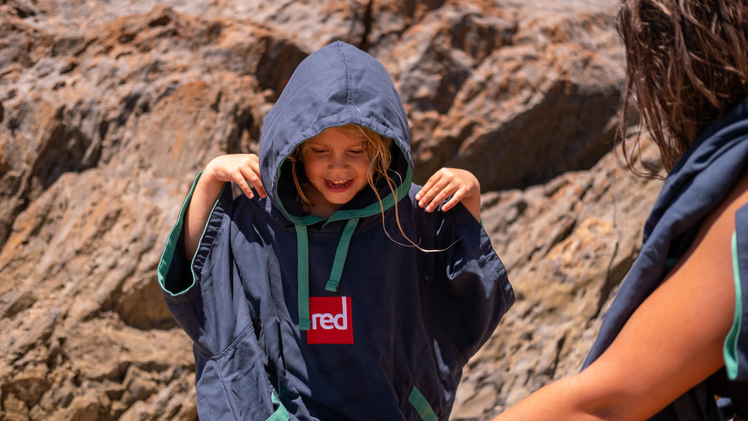 Red Original QUICK DRY CHANGE ROBE Kids