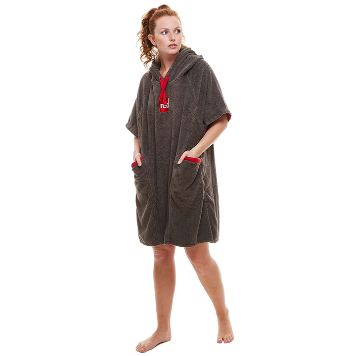 Red Original LUXERY TOWELLING CHANGE ROBE Unisex
