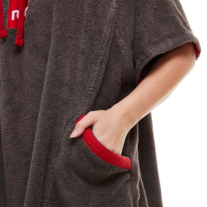 Red Original LUXERY TOWELLING CHANGE ROBE Unisex