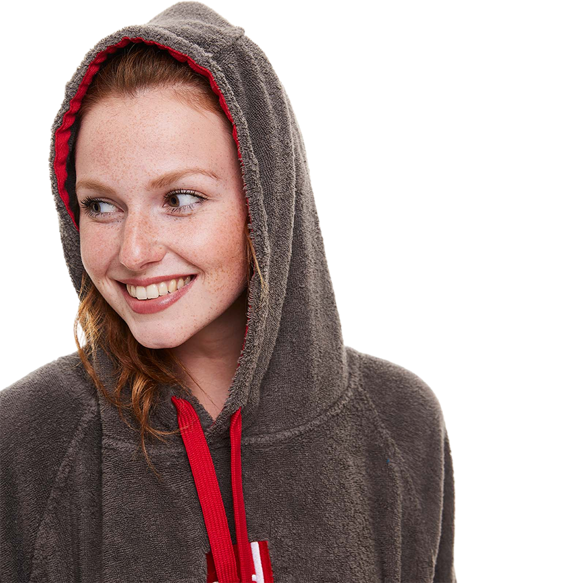 Red Original LUXERY TOWELLING CHANGE ROBE Unisex