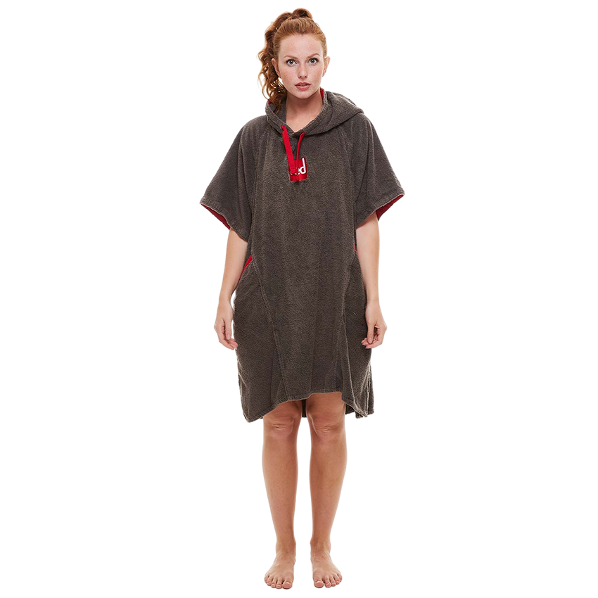 Red Original LUXERY TOWELLING CHANGE ROBE Unisex