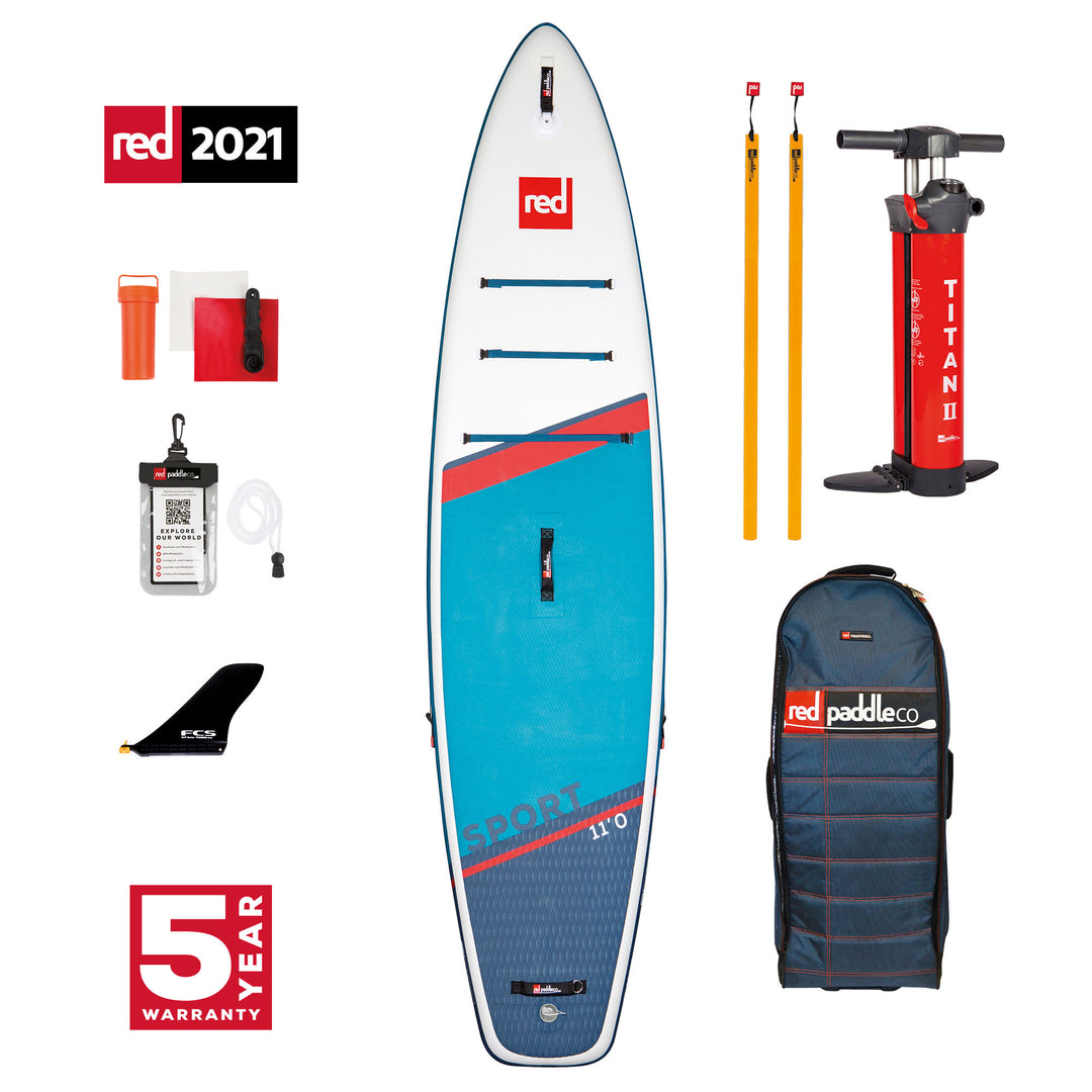 2021 BOARD Red Paddle Co SPORT 11'0" x 30" x 4,7" MSL